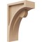 Ekena Millwork 3"W x 6"D x 9"H Classic Viola Rough Cedar Woodgrain TimberThane Corbel, Primed Tan CORUR03X06X09VIORCPR - alternate 1